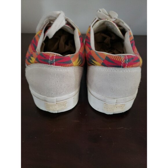 Vans Union X Old Skool 'Kente Cloth' Mens 10.5 Africa Skater Suede Low Top - Picture 11 of 13
